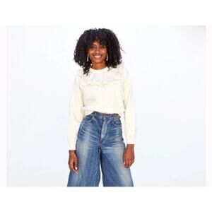 Claire V. Charlotte Sweatshirt Size Large